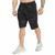 Big Sam, Шорты спортивные для бодибилдинга Men's Technic Camo Shorts 1518-Black Серые-чрные ( XL )