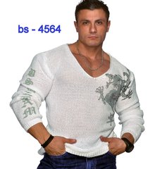 Big Sam, Реглан спортивный мужской 4564 белый, Белый, M