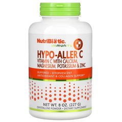 NutriBiotic, Витамины Immunity, Hypo-Aller C, Vitamin C with Calcium, Magnesium, Potassium & Zinc ( 227 грамм )