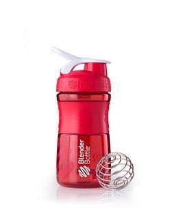 Blender Bottle, Спортивный шейкер-бутылка SportMixer Red, 590 мл