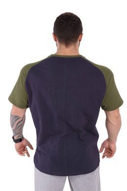Big Sam, Футболка (Reglan Rag-Top Oversize BS3307) Темно-синий-хаки ( L )