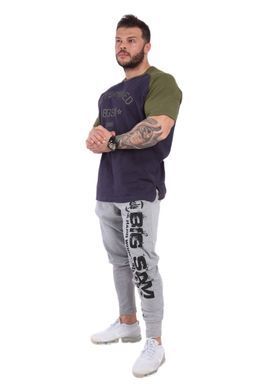 Big Sam, Футболка (Reglan Rag-Top Oversize BS3307) Темно-синий-хаки ( L )