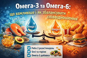 Омега 3 жирні кислоти і Омега 6 - що краще, співвідношення Омеги