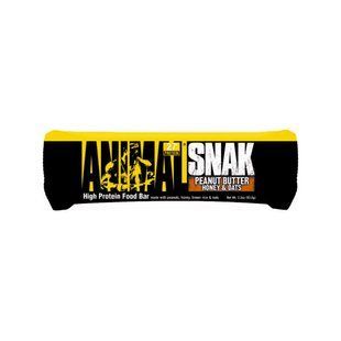 Universal Nutrition, Спортивний батончик Animal Snak Bar, Peanut Butter Honey & Oats, 94 грам, Мед і овес, 94 грами