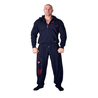 Mordex, Кофта с капюшоном на замке (Black Panther Tattoo Old School) Dark Navy ( M )