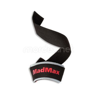 Лямки для тяги MadMax MFA-267 чорно-червоні