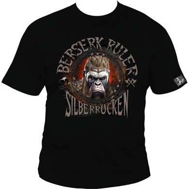 Silberr&uuml;cken Herren T-Shirt (SRBR1) &ndash; Black (L)