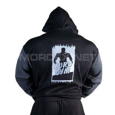 Mordex, Толстовка теплая New Line Euro Gym(MD1415-7), Черный/Серый ( M )