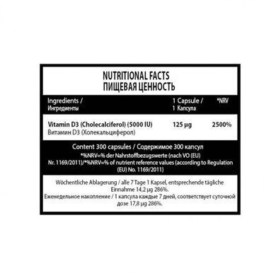 MST Sport Nutrition, Вітамін Vitamin D3 (5000 IU), 300 капсул, 300 капсул