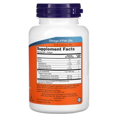 Now Foods, Риб'ячий жир Ultra Omega-3, 90 капсул, 90 капсул