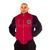 Big Sam, Толстовка 3599 Sweatjacke Червоно \ чорная, Чорний / червоний, XL