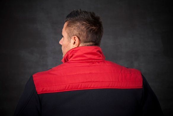 Big Sam, Толстовка 3599 Sweatjacke Червоно \ чорная, Чорний / червоний, XL