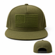 Кепка Hard Power Snapback 6-панельна з прямим козирком і вишивкою хакі