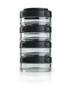 Blender Bottle, Контейнер GoStak 40cc 4 Pack, Black