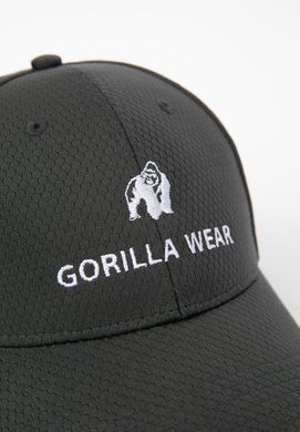 Gorilla Wear, Бейсболка Bristol Fitted Cap Anthracite, Серый, One saze