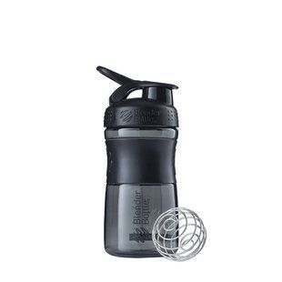 Blender Bottle, Спортивный шейкер-бутылка SportMixer Black/Black, 590 мл