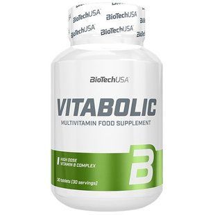 Biotech USA, Вітаміни Vitabolic, 30 таблеток, 30 таблеток