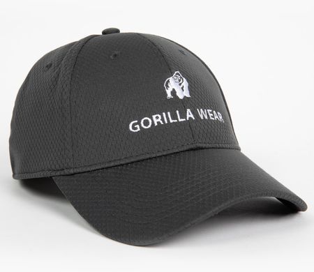 Gorilla Wear, Бейсболка Bristol Fitted Cap Anthracite, Серый, One saze