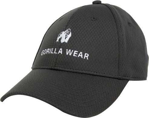 Gorilla Wear, Бейсболка Bristol Fitted Cap Anthracite, Серый, One saze