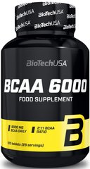 Biotech USA, Бцаа BCAA 6000, 100 таблеток, 100 таблеток