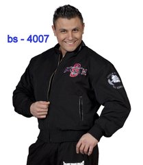Big Sam, Куртка БигСем 4007 для бодибилдинга, черная, Черный, L, Мужской