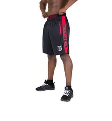 Gorilla Wear, Шорты спортивные Shelby Shorts - Black/Red, Черный/красный, M