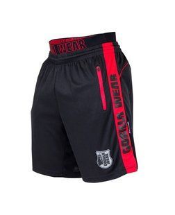 Gorilla Wear, Шорты спортивные Shelby Shorts - Black/Red M