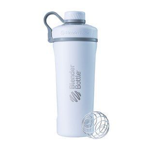 Blender Bottle, Спортивный шейкер из нержавеющей стали BlenderBottle Radian Insulated Stainless Steel White, 730 мл