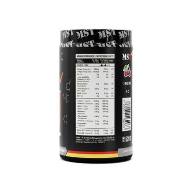 MST Sport Nutrition, Бцаа BCAA+EAA Zero, 520 грамм Blackcurrant