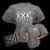 Explosive Fibres XXXL, Футболка-Розмахайка(Classic XXXL Logo" Old School Jumbo Rib Ragtop -Cinder Grey) Сірий ( XL )