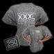 Explosive Fibres XXXL, Футболка-Розмахайка(Classic XXXL Logo" Old School Jumbo Rib Ragtop -Cinder Grey) Сірий ( XL )