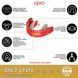 OPRO Капа боксерська Gold Braces Red&mdash; модель рівня Competition Level Self-Fit Mouthguard, спеціально розроблена для людей, які носять брекети