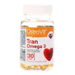OstroVit, Омега Tran Omega 3, 30 капсул