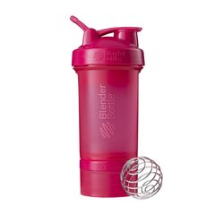 Blender Bottle, Спортивный шейкер ProStak Pink, 650 мл, Розовый, 650 мл