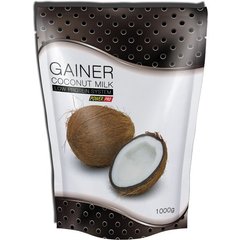 Power Pro, Гейнер Gainer зі смаком кокоса 1000 грамів, Кокосове молочко, 1000 грам