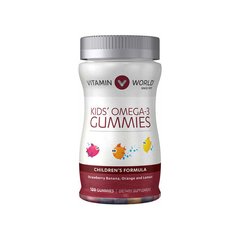 Vitamin World, Омега-3 для детей Kids Omega-3 Gummies, 120 Gummies