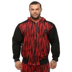 Big Sam, Кофта с капюшоном на замке (Men's Hooded Winter Towel Jacket 3631) Red\Black ( XL )