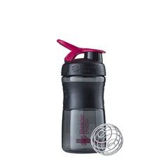 Blender Bottle, Спортивный шейкер-бутылка SportMixer Pink/Black, 590 мл