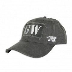 Gorilla Wear, Бейсболка GW Washed Cap Gray, Серый, One saze
