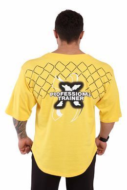 Big Sam, Футболка-Розмахайка (Mesh Bodybuilding T-shirt 3285) Жовта ( L )