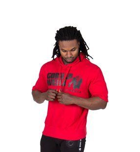 Gorilla Wear, Толстовка-футболка с капишоном Boston Short Sleeve Hoodie - Red L