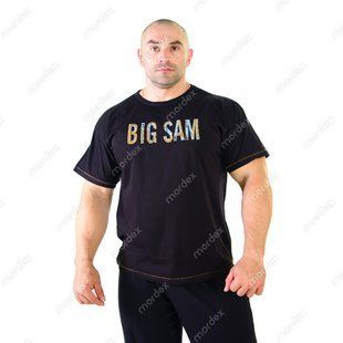 Big Sam, Футболка Bodybuilding Mens T-Shirt 2779 Черная M