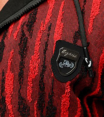 Big Sam, Кофта з капюшоном на замку (Men's Hooded Winter Towel Jacket 3631) Red\Black ( XL )