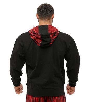 Big Sam, Кофта на молнии с капюшоном (Men&rsquo;s Hooded Winter Towel Jacket 3631), Red/Black ( M )