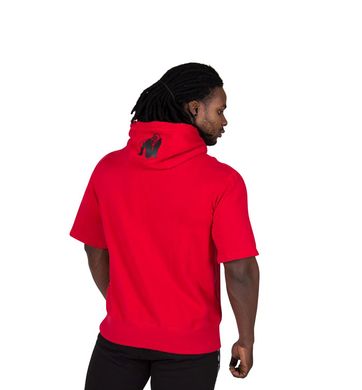 Gorilla Wear, Толстовка-футболка с капишоном Boston Short Sleeve Hoodie - Red L