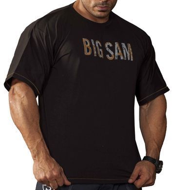 Big Sam, Футболка Bodybuilding Mens T-Shirt 2779 Чорна M