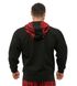 Big Sam, Кофта з капюшоном на замку (Men's Hooded Winter Towel Jacket 3631) Red\Black ( M )