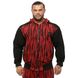 Big Sam, Кофта з капюшоном на замку (Men's Hooded Winter Towel Jacket 3631) Red\Black ( XL )