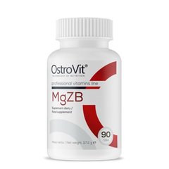 OstroVit, Магній, цинк, вітамін B6 MgZB, 90 таблеток
