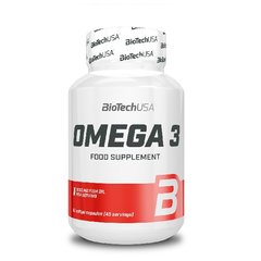 Biotech USA, Рыбий жир Omega 3, 90 капсул, 90 капсул